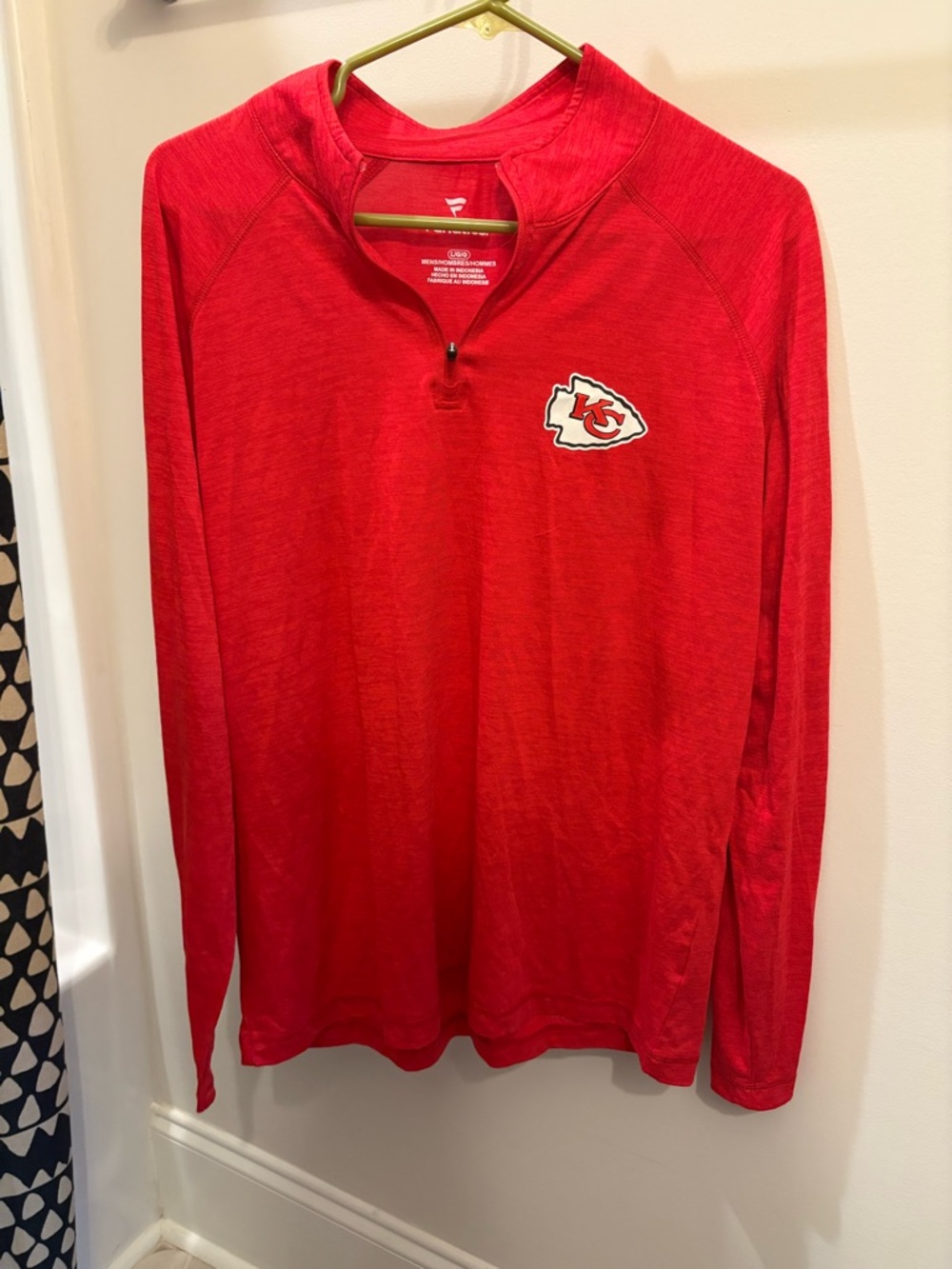 Fanatics Red Men's Quarter-Zip Pullover
